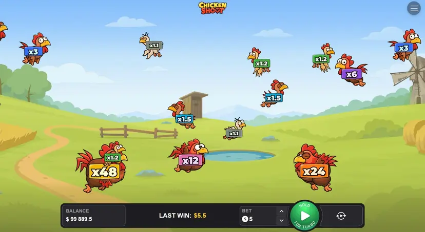 nouvelle version du jeu Chicken Out par le studio Inout Games